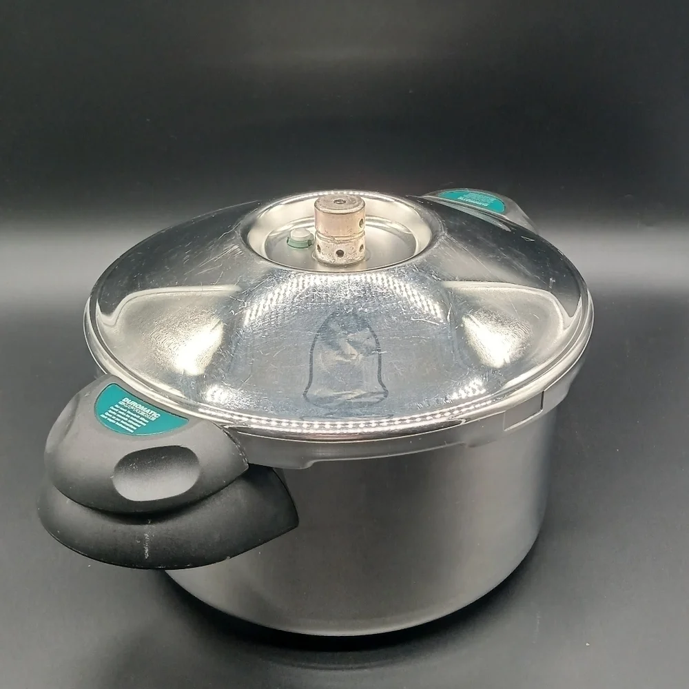 KUHN RIKON Duromatic Supreme Stainless Steel Pressure Cooker with Side Grip 4L‌